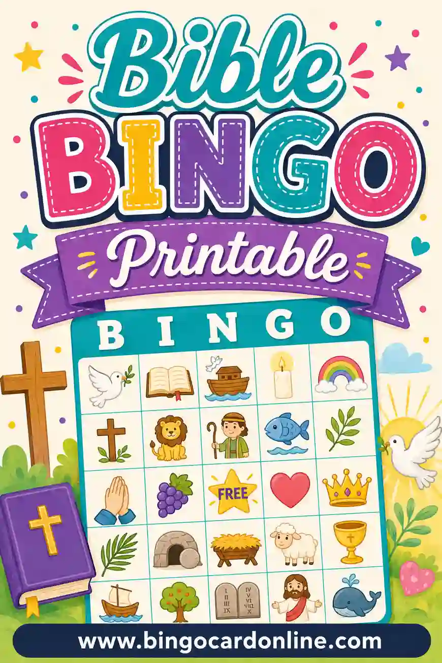 Bible Bingo Printable: Free Cards for Church & Sunday School