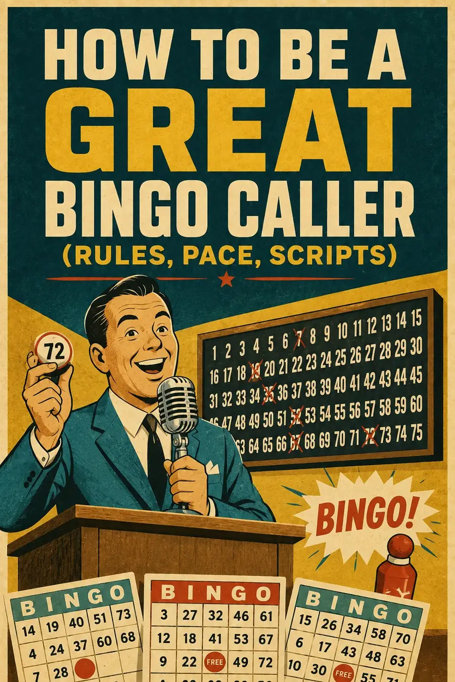 How to Be a Great Bingo Caller (Rules, Pace, Scripts)