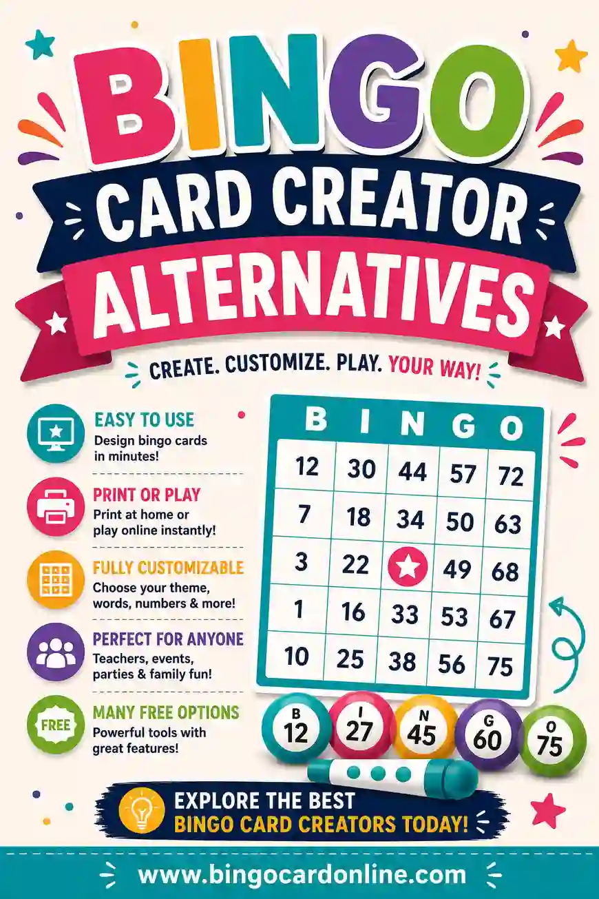 Bingo Card Creator Alternatives: Free & Easy