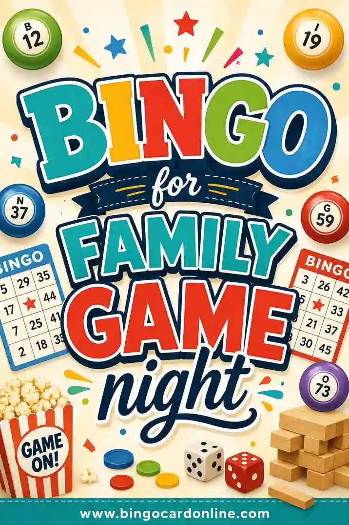 Bingo for Family Game Night: Free Printable Cards