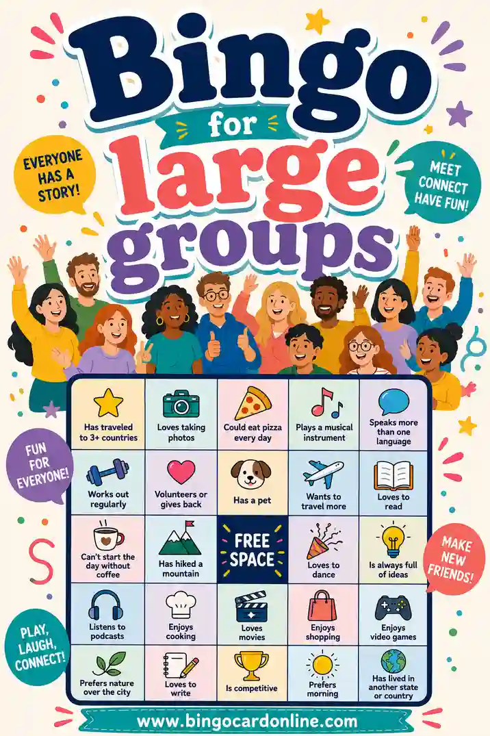 Bingo for Large Groups: How to Run a Big, Fun Game