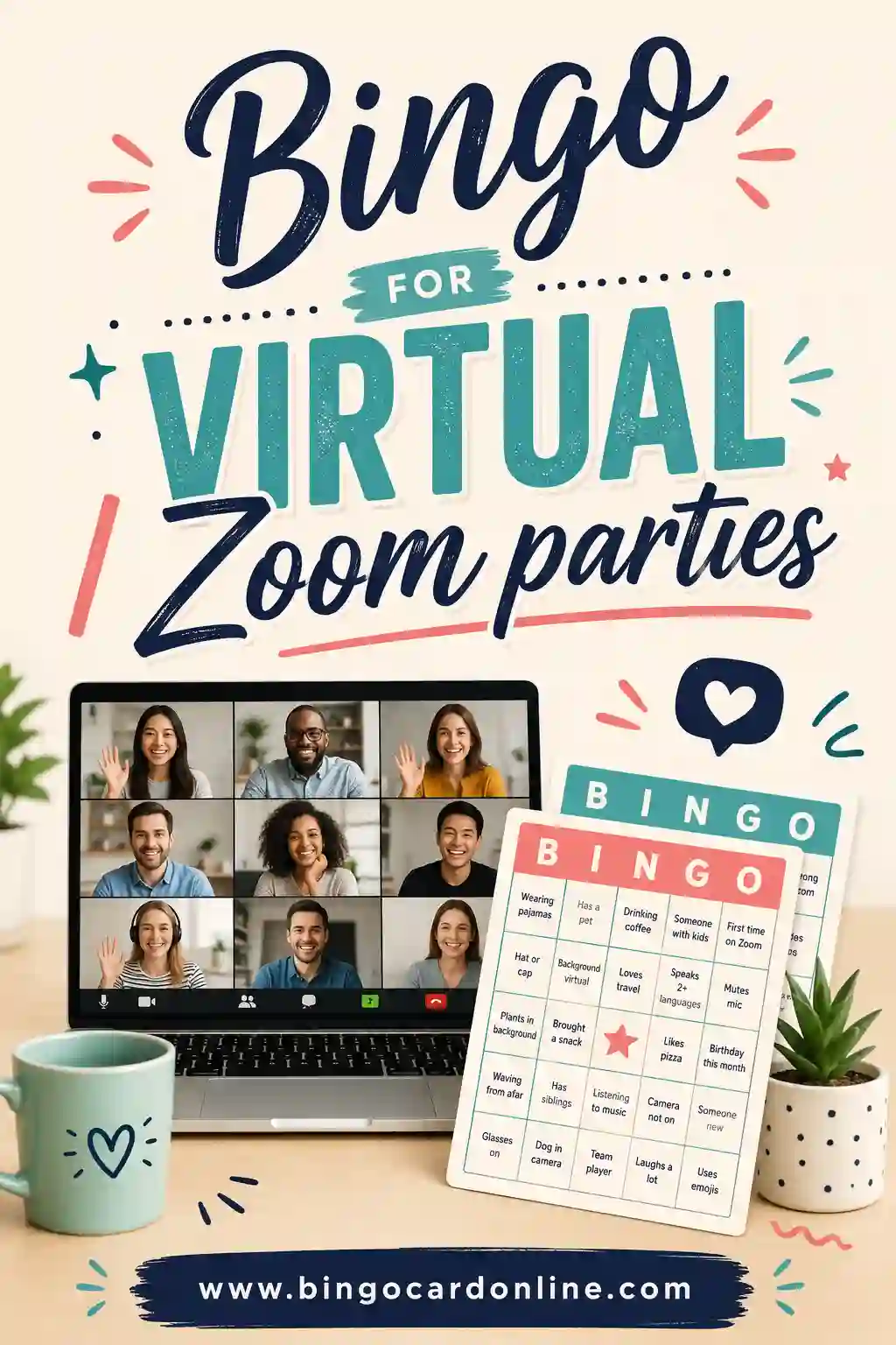 Bingo for Virtual & Zoom Parties: Play Together Online