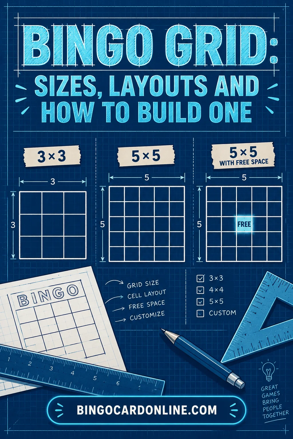 Bingo Grid: Sizes, Layouts and How to Build One