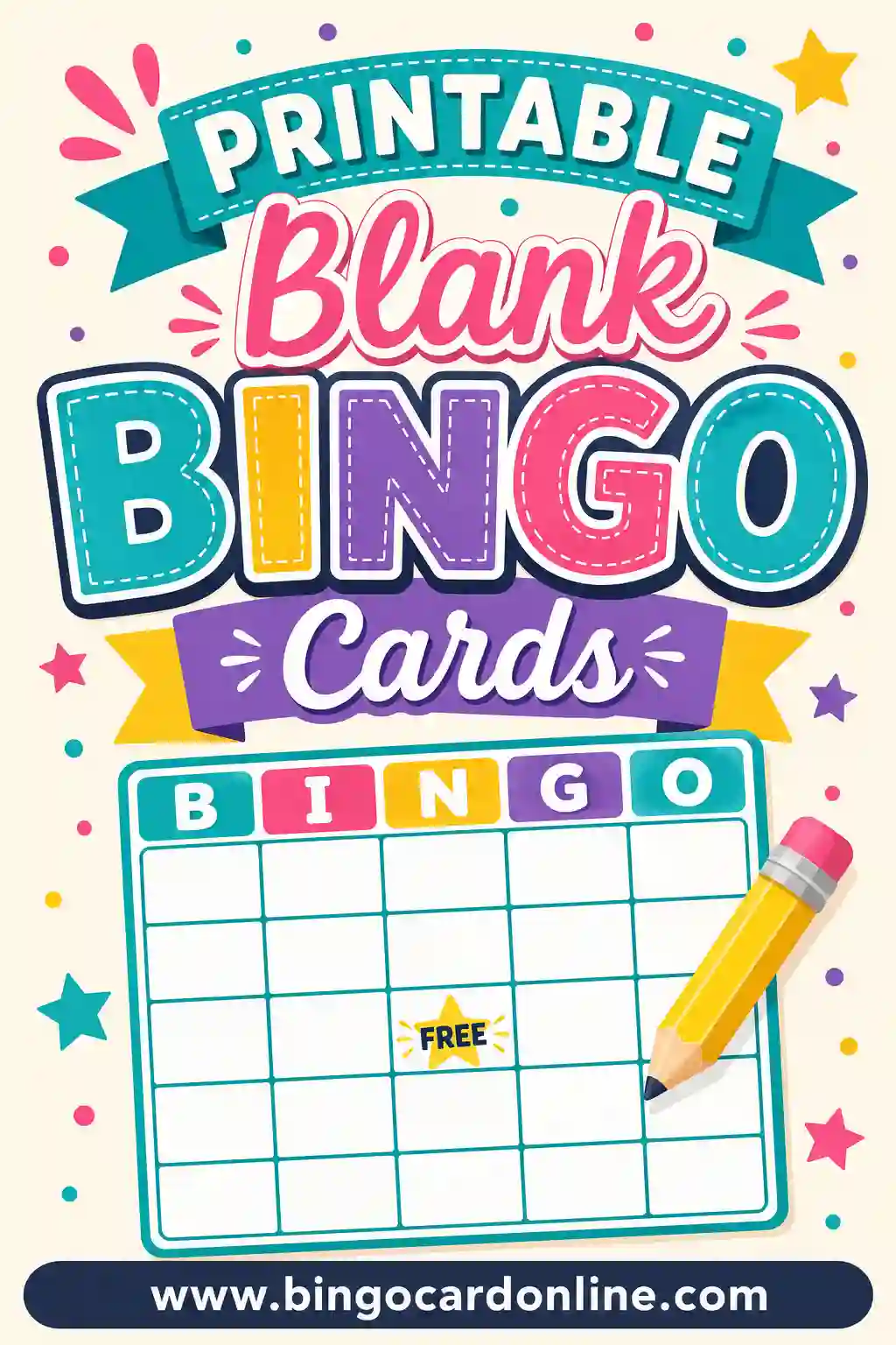 Printable Blank Bingo Cards: Free Templates to Fill In