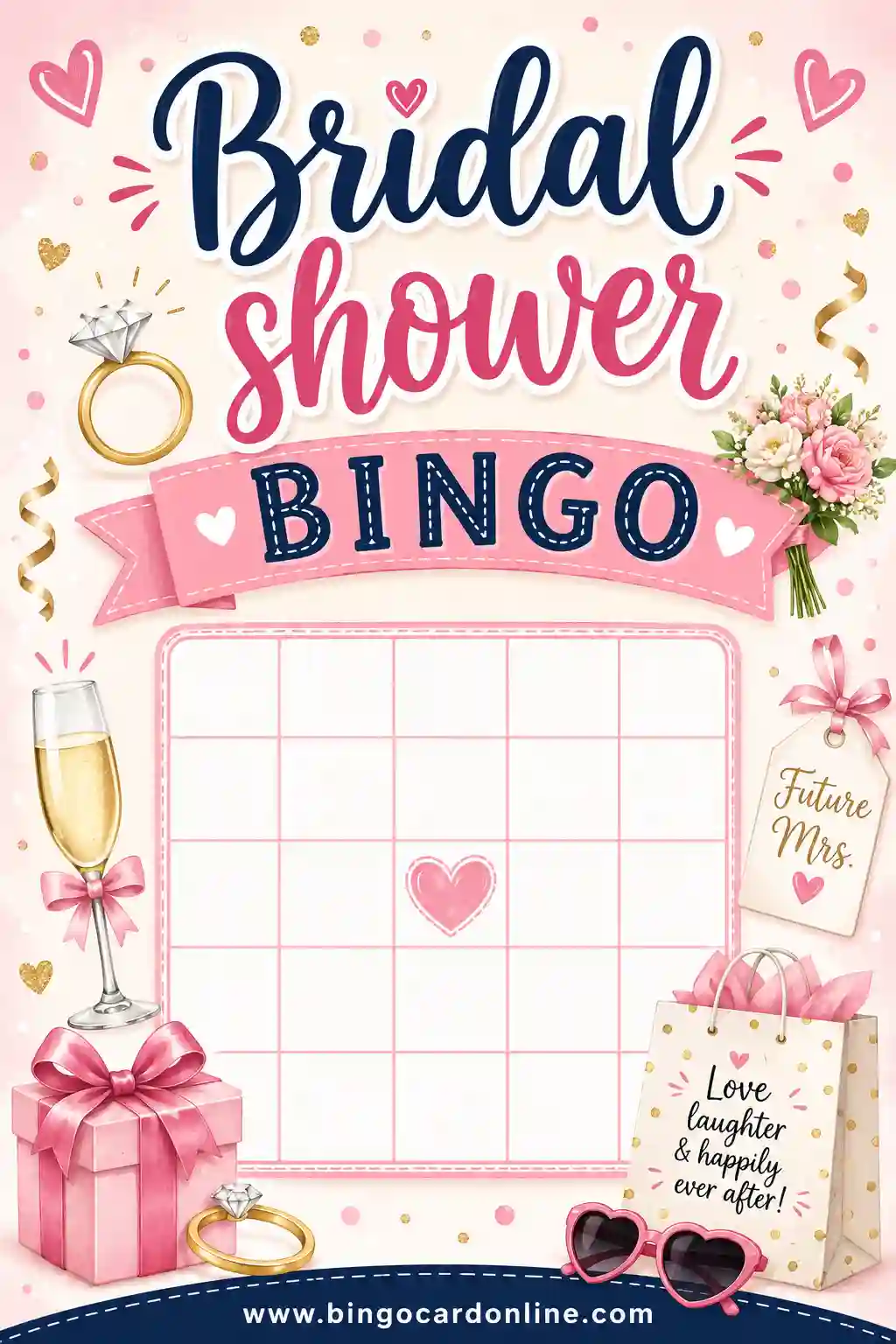 Bridal Shower Bingo: Free Printable Cards & How to Play