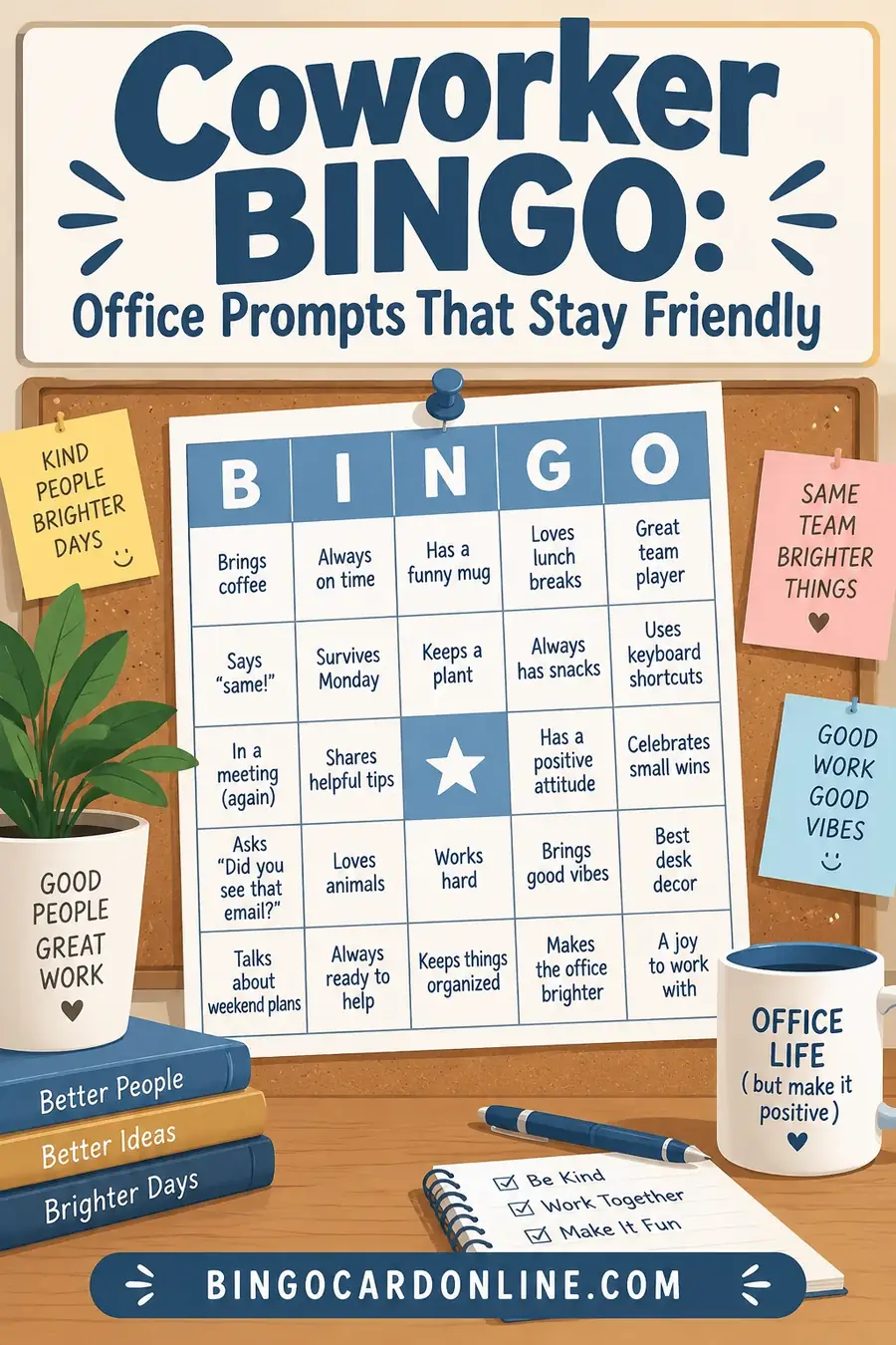 Coworker Bingo: Office Prompts That Stay Friendly