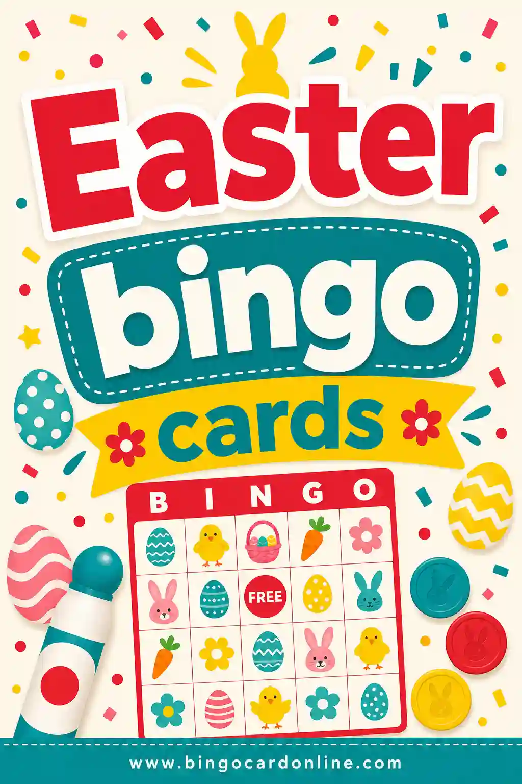 Easter Bingo Cards: Free Printable & Customizable