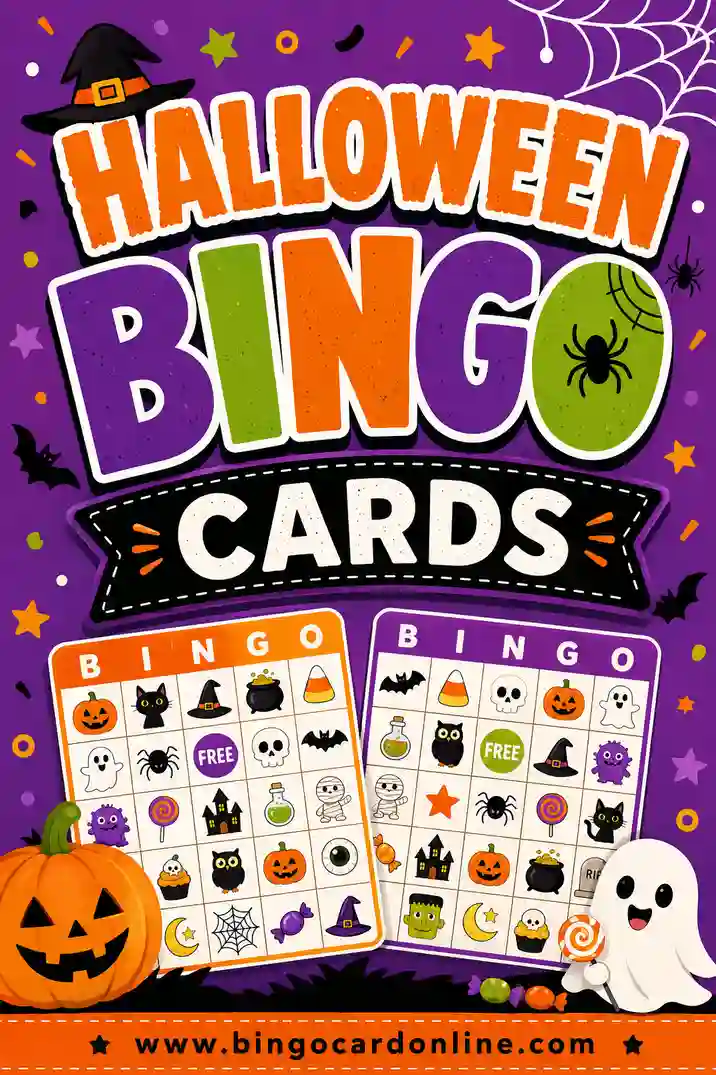 Halloween Bingo Cards: Free Printable & Customizable