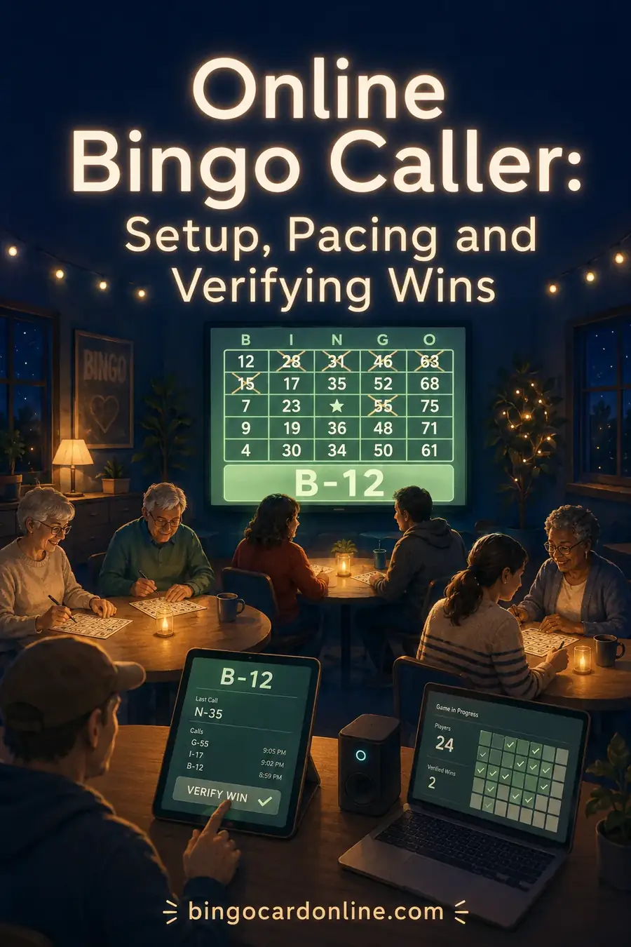 Online Bingo Caller: Setup, Pacing and Verifying Wins
