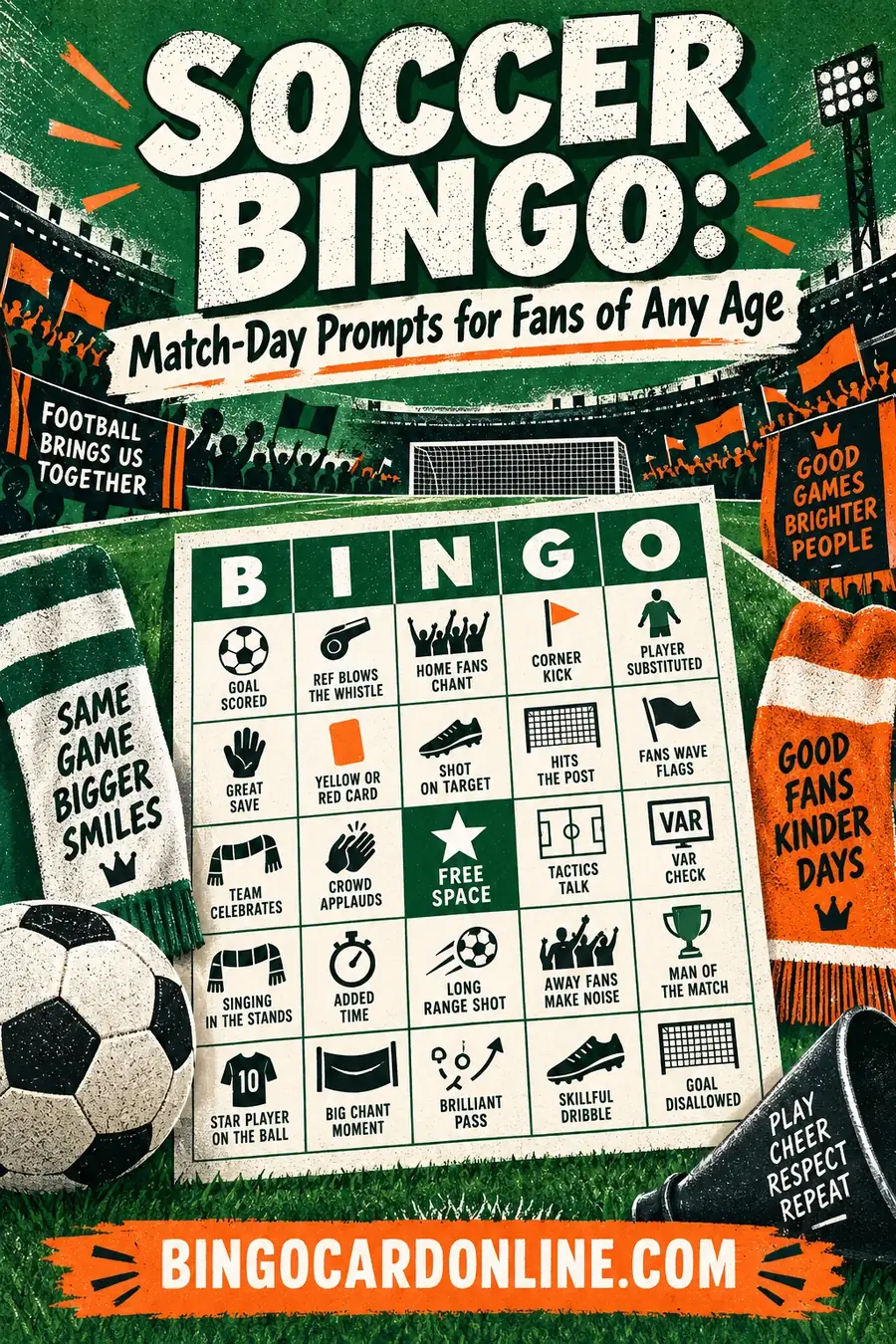 Soccer Bingo: Match-Day Prompts for Fans of Any Age