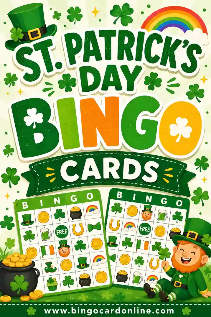 St. Patrick's Day Bingo Cards: Free Printable & Fun