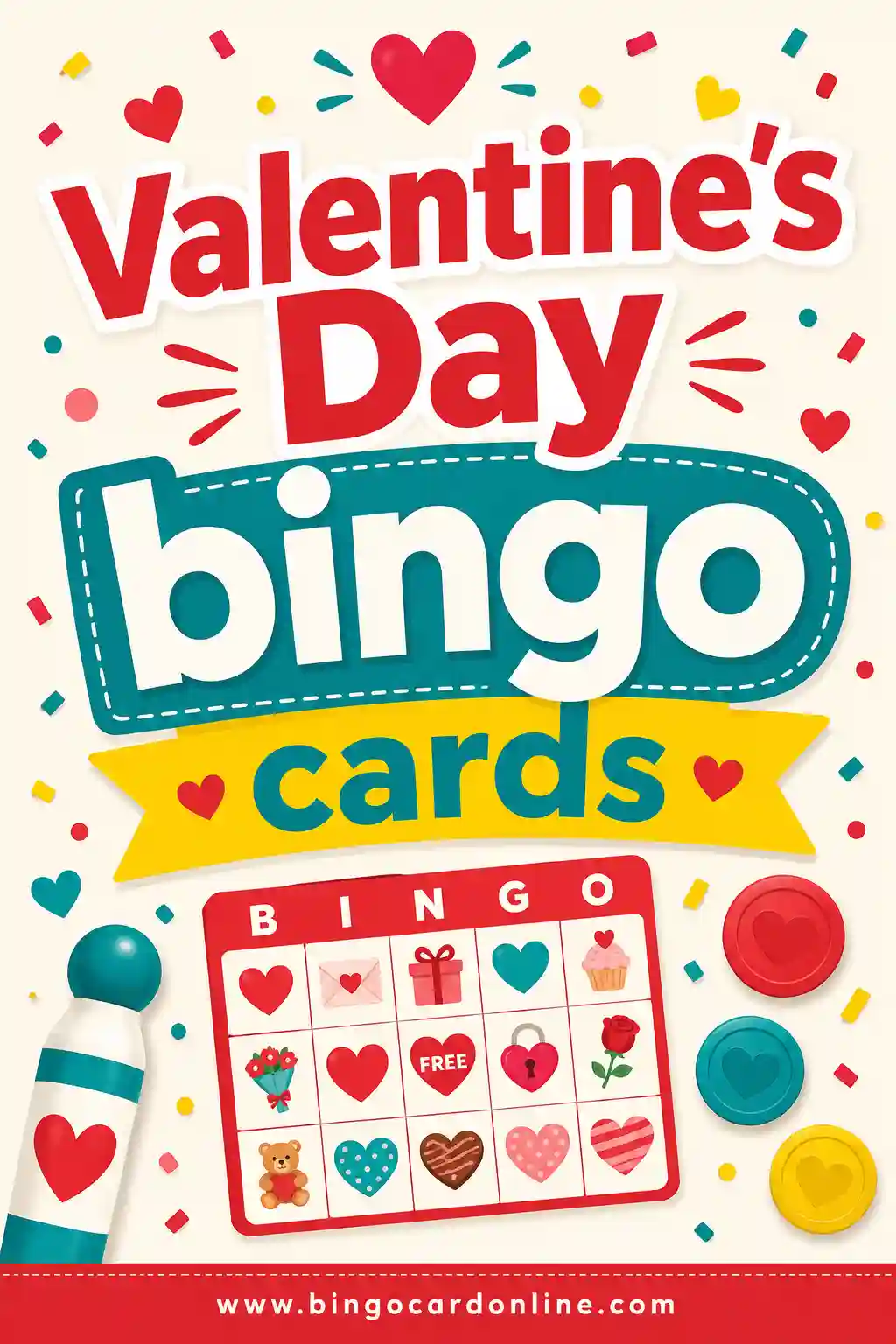 Valentine's Day Bingo Cards: Free Printable & Customizable