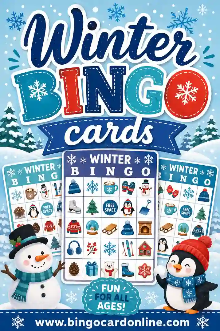 Winter Bingo Cards: Free Printable & Fun